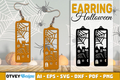 Halloween Earrings Lasercut | Halloween Jewelry Template Product Image 7