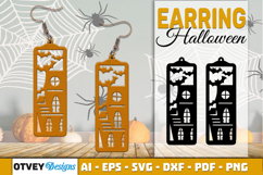 Halloween Earrings Lasercut | Halloween Jewelry Template Product Image 1