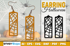 Halloween Earrings Lasercut | Halloween Jewelry Template Product Image 7