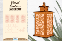 Floral Lantern Lasercut Product Image 1