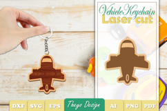 12 Design Vehicle Keychain SVG | Vehicle Key Chain Bundle Product Image 4