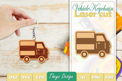 Vehicle Keychain SVG | Vehicle Key Chain Laser Cut Product Image 1