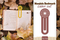 25 Design Mandala Bookmark Papercut Svg | Bookmark Laser Cut Product Image 8