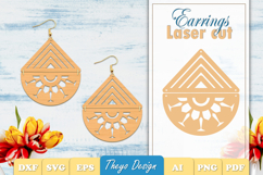 50 Design Earrings Laser Cut | Mandala Earrings Design Bundl Product Image 3
