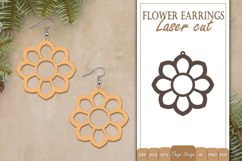 Earrings Laser Cut | Flower Earrings Design Product Image 1