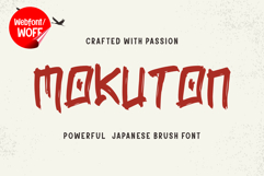 Mokuton Webfont | Japanese Brush Font for Websites Product Image 1