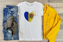 National Sublimation Art- Backgrounds Bundle. Moldova Product Image 5