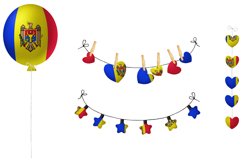National, Patriotic Party Bundle. Moldova Product Image 2