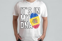 It's in my DNA Moldova Flag Fingerprint PNG Sublimation Product Image 2