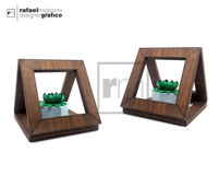 Frame planter for succulents or mini cacti Product Image 3