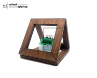 Frame planter for succulents or mini cacti Product Image 2