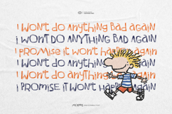 Molvins - Kids Scribble Font Product Image 5