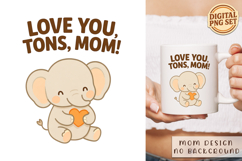 Mother day clipart Bundle, Funny quotes, Cute animal png Product Image 10