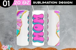 marble sublimation tumbler for mothers day