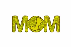 3D Layered Mom SVG - Mothers Day SVG - Laser Cut Template Product Image 2