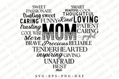 Mom Affirmations SVG Design Product Image 2