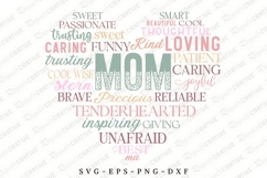 Mom Affirmations SVG Design Product Image 1