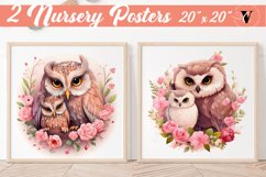 Nursery Posters | Mom and baby animals Product Image 1