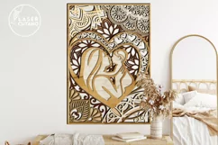 MOM BABY Laser Cut Files Mother's Day, Gift for Family Product Image 8