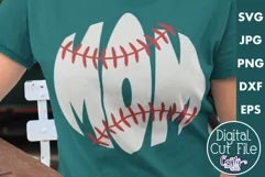 Baseball Mom | Sports Svg Design Cut File Product Image 1