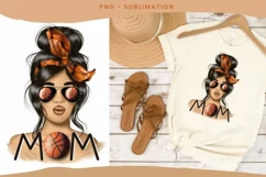 Mom Basketball Illustration | Png File | For Sublimation Product Image 2