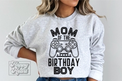 Mom Of The Birthday Boy Level Unlocked SVG Video Game PNG Product Image 4