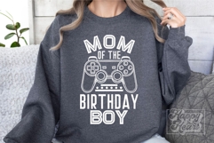 Mom Of The Birthday Boy Level Unlocked SVG Video Game PNG Product Image 3