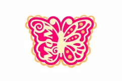 mom butterfly svg template 