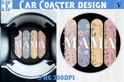 Mothers day Car Coaster | Brush stroke | MAMA Product Image 1