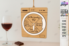 Mom Chore Wheel Laser Cut | Chore Chart | Mom Life SVG | CNC Product Image 1