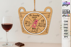 Mom Chore Wheel Laser Cut | Chore Chart | Mom Life SVG | CNC Product Image 8