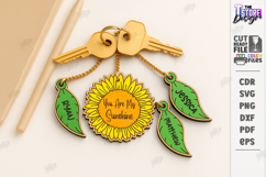 Family Keychains Laser Cut Bundle| Key Rings |Family SVG Product Image 6