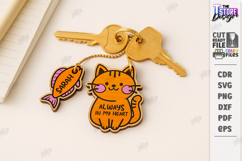 Family Keychains Laser Cut Bundle| Key Rings |Family SVG Product Image 8