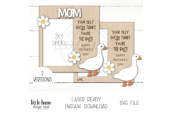 Mothers Day Photo Frame Fridge Magnet Laser File Product Image 1