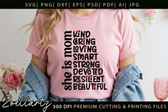 Mothers Day SVG for Cricut Mommy Mom Mama T-shirt Mug Design Product Image 5
