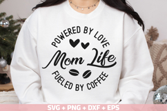 Mom Life Powered By Love SVG, Fueled By Coffee SVG Bundle Product Image 9