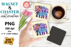 Mother's day magnet design/Mother's day coaster sublimation Product Image 1