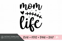 Mom Life SVG, Game Day SVG, Funny Soccer Mom SVG Product Image 1