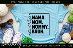 Mom Life Mothers Day SVG for Cricut Mom T-shirt Mug Design Product Image 6