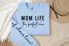 Mom Life Sleeve SVG, Mom Life Shirt Design, Mom SVG Product Image 3