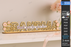Mom Love You Stand Laser Cut|Family Design|Table Decoration Product Image 1