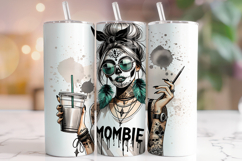 Mombie Tumbler, Funny Quotes Tumbler Wrap, Sarcastic Tumbler Product Image 1