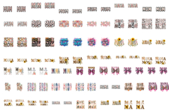 Mug wrap bundle | Mothers day mug | Flowers and Bow Product Image 3