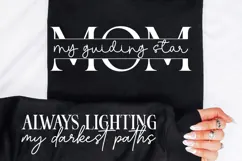 Mom, My Guiding Star SVG Design, Mother's Day SVG Product Image 3