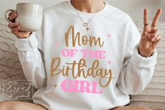 Mom Of The Birthday Girl SVG PNG - First Birthday Girl Shirt Product Image 3