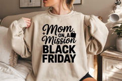 Mom On A Mission Black Friday SVG, Black Friday SVG Product Image 2