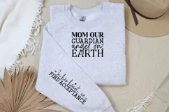 Mom Our Guardian Sleeve SVG, Mother's Day SVG Design Product Image 3