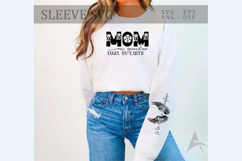 Mom our guardian angel on Earth Sleeve SVG Product Image 2