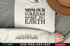 Mom Our Guardian Sleeve SVG, Mother's Day SVG Design Product Image 1