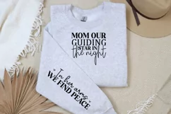 Mom Our Guiding Star Sleeve SVG, Mother's Day SVG Design Product Image 3